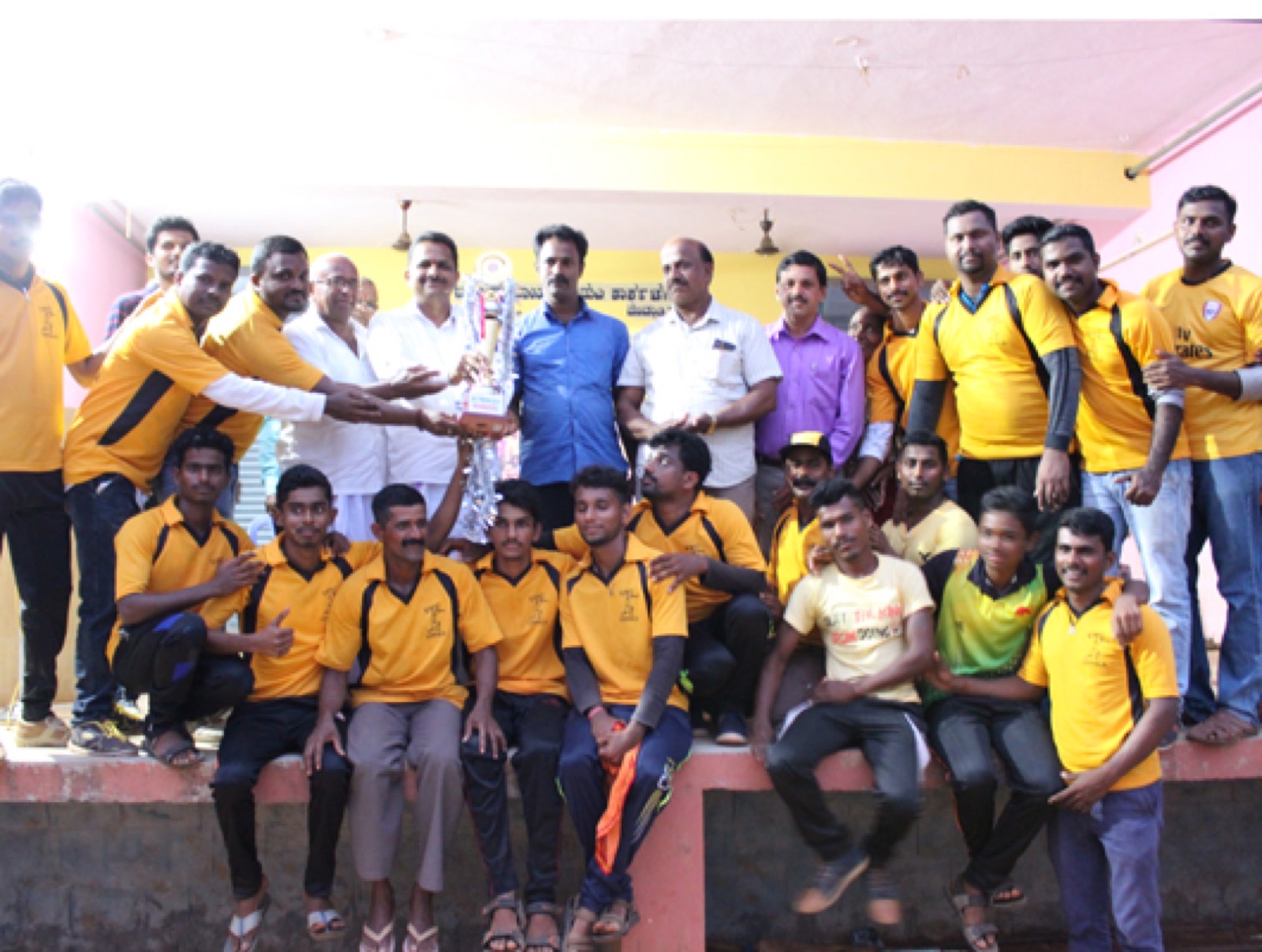 Udaya Shetty Muniyal at a community event in the constituency